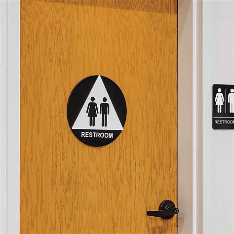 California Title 24 Restroom Signs In Stock Uline