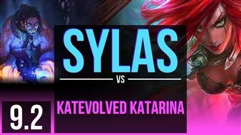 SYLAS Vs KatEvolved KATARINA MID DEFEAT 3 Early Solo Kills NA