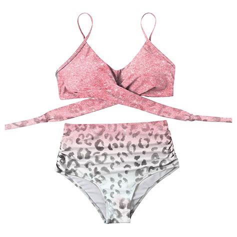 Aayomet Bikinis For Women Women S Thong Bottom Two Piece Bikini Double Shoulder Straps Cute