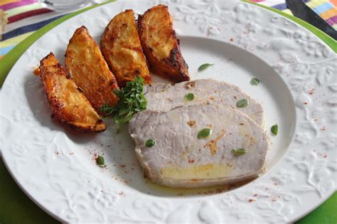 Lomo De Cerdo Asado Con Patatas Adobadas Las Recetas De Marichu