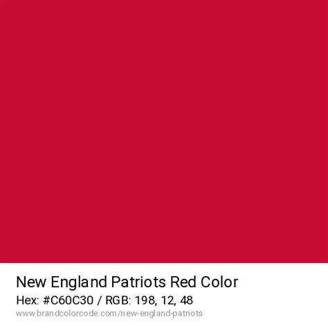 New England Patriots Brand Color Codes » BrandColorCode.com