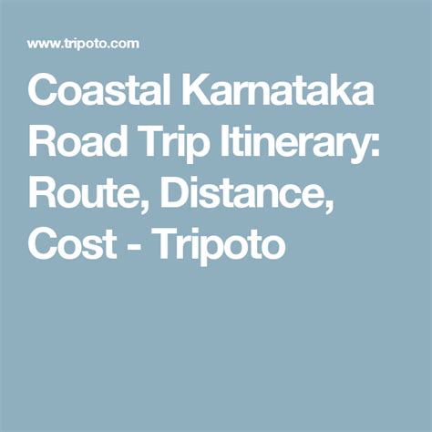 Coastal Karnataka Road Trip Itinerary: Route, Distance, Cost - Tripoto ...