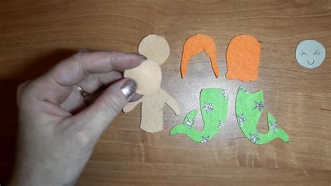 Мастер-класс по работе из фетра "Русалка" 🧜‍♀️ - YouTube