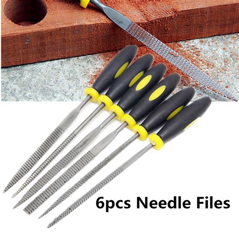 Cump R Pcs Mini Files Set Metal Filing Rasp Needle Wood Tools Hand