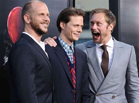 Alexander Gustaf and Bill Skarsgård at It Movie Premiere Bill