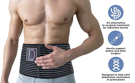 AbdomenCare Ceinture Herniaire Ombilicale Pour Homme Et Femme