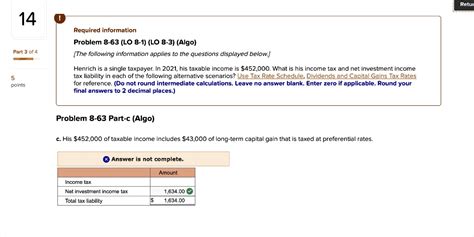 SOLVED Henrich Is A Single Taxpayer In 2021 His Taxable Income Is