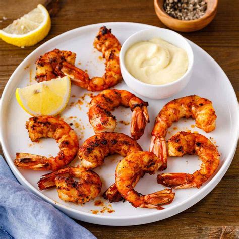 Grilled Paprika Shrimp With Roast Garlic Aioli Recipe Healthy