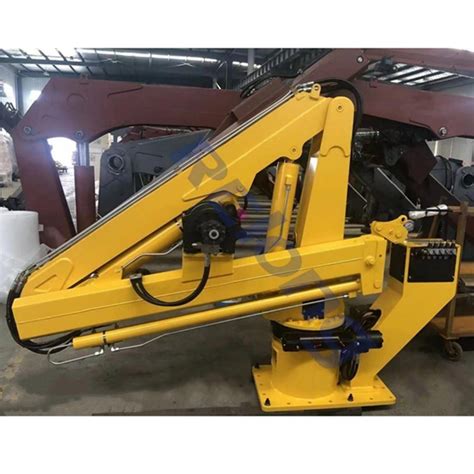 Hot Sale 2 Ton Hydraulic Marine Flange Deck Crane Knuckle Boom China