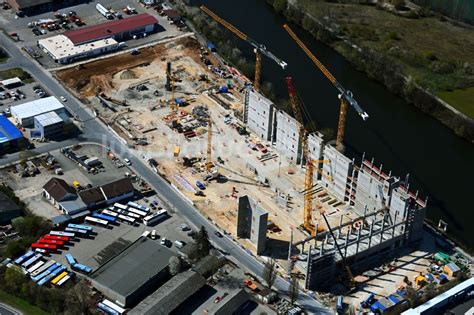 Luftaufnahme Forchheim Neubau Baustelle auf dem Werksgelände