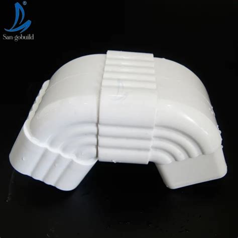 Uzbekistan Upvc Plastic Rain Gutters Fittings Low Profile Inch