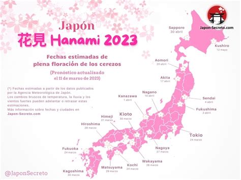 Cerezos En Flor En Jap N Predicci N Sakura Jap N Secreto