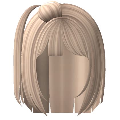 Kawaii Short Hair Pigtail On The Side Blonde Roblox Item Rolimon S