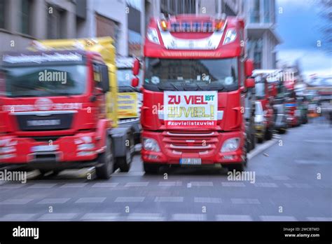 15 01 2024 Berlin Eindrücke rund um Großdemonstration der