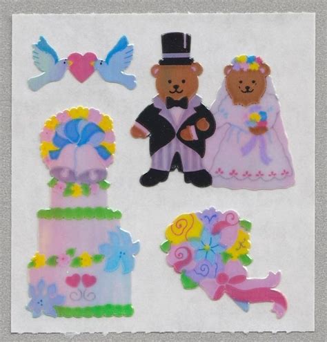 Sandylion Mop Mother Of Pearl Stickers Wedding Day Retro Rare Vintage Retired Mop272 90 S