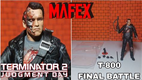 My First Mafex T 800 Battle Damage Terminator 2 Youtube