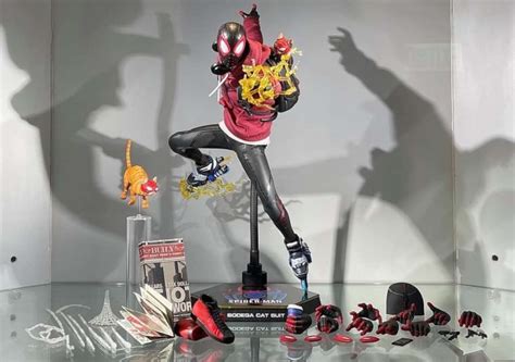 Promo Hot Toys Vgm Miles Morales Bodega Cat Suit Spider Man Spiderman Diskon Di Seller