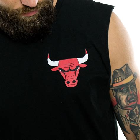 New Era Bold Graphic Nba Chicago Bulls Black Clothes Accesories T