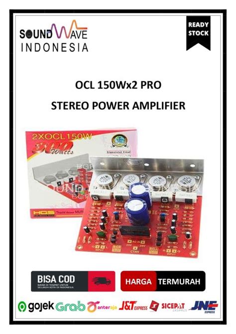 KIT OCL 150Wx2 PRO STEREO POWER AMPLIFIER Lazada Indonesia