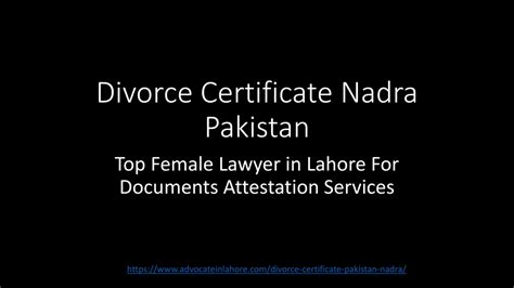 Ppt Divorce Certificate Nadra Pakistan Offical Pakistani Divorce