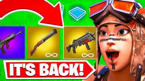 Double Pump Is Back In Fortnite New Update Youtube