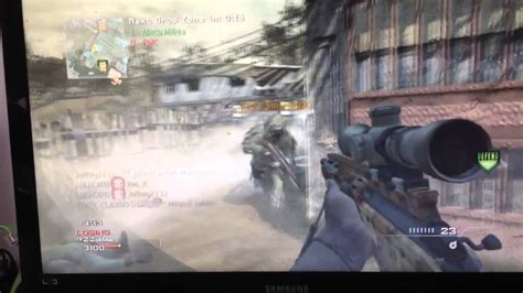 Cod Modern Warfare Msr Multi Kill Quad Feed Dode Youtube