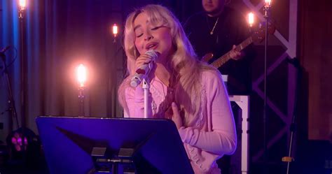 Sabrina Carpenter Covers Chappell Roans Good Luck Babe