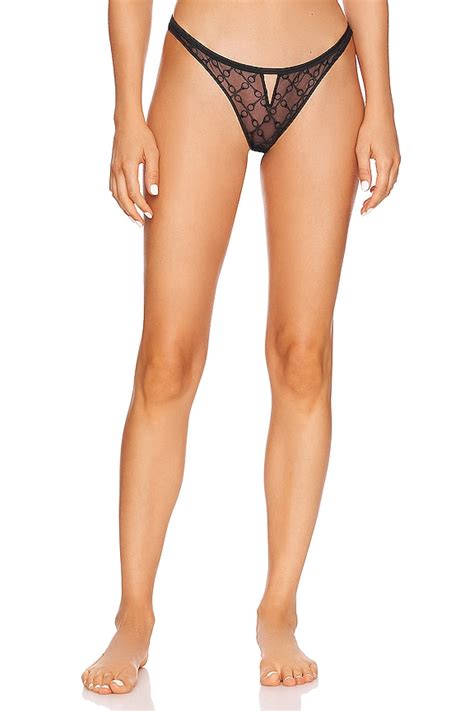 Kiki De Montparnasse Handcuff Thong In Black Revolve