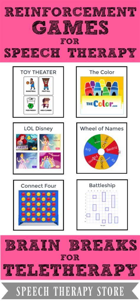 21 Best Reinforcement Games For Speech Therapy Teletherapy Speech