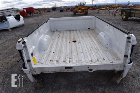 White Truck Bed Auctions Equipmentfacts