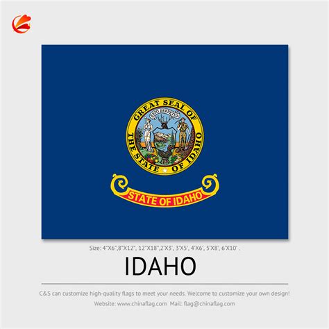 Custom Idaho Flag US State Flags Personalized State Flags