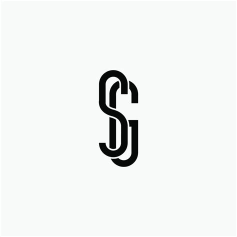 Initial Letter Sg Logo Or Gs Logo Vector Design Template