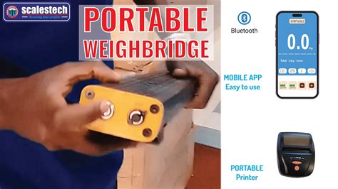 Portable Weighbridge D Strip Scale Bluetooth Enabled With Portable