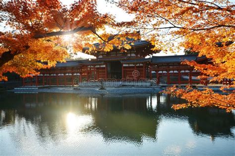 Phoenix Hall Of Byodo In Temple In Uji City Near Kyoto Stock Image