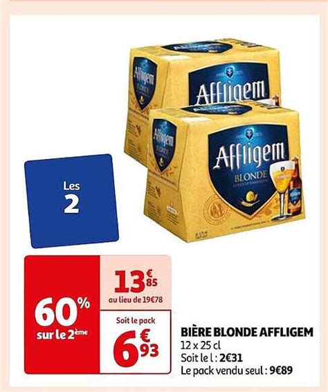 Promo Bi Re Blonde Affligem Chez Auchan Icatalogue Fr