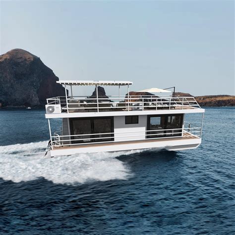 Prefab Houseboat Sea House Floating Pontoon Houseboat Yacht - Yacht