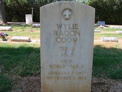 Wylie Ragon Odom 1910 1953 Mémorial Find a Grave