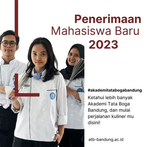 Penerimaan Mahasiswa Baru Akademi Tata Boga Bandung Gelombang Di Buka