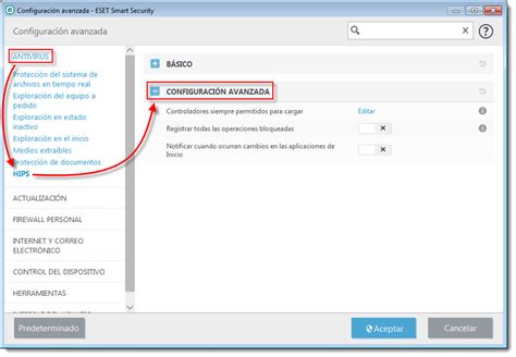 KB3755 Sistema de prevención de intrusiones basadas en el Host HIPS