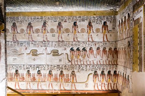 KV17 The Tomb Of Seti I Pillared Chamber F Relief From K Flickr