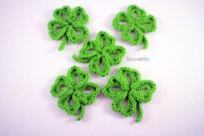 18 Crochet Clovers And Shamrock Patterns For St Patricks Day