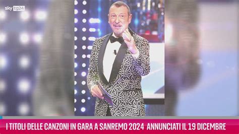 VIDEO Sanremo 2024 Tutti I Cantanti E Tutte Le Canzoni Video Sky