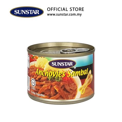 SUNSTAR Anchovies Sambal Sambal Ikan Bilis 160g Shopee Malaysia