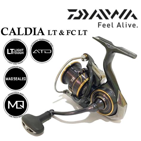 Daiwa Caldia Lt Fc Lt Spinning Fishing Reel Shopee Malaysia