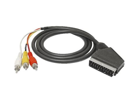 Kabel Euro Scart Xcinch Rca M