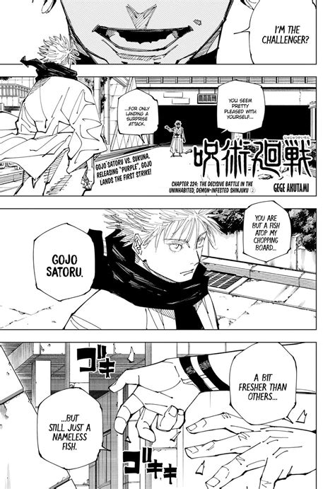 Jujutsu Kaisen CHAPTER 224 Read In English