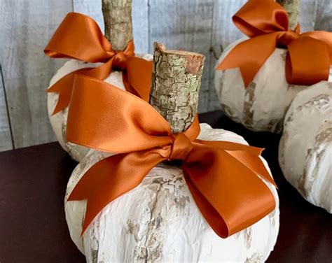 Fall Farmhouse Pumpkins Farmhouse Pumpkin Decor Distressed - Etsy