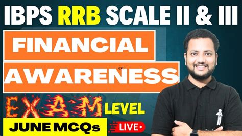 Live Financial Awareness June Exam Level Mcqs Ibps Rrb Scale Gbo