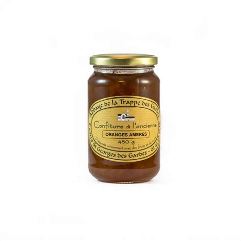 Confiture Oranges amères 450g Abbaye des Gardes Confitures