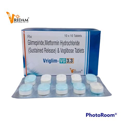 Glimepiride Mg Voglibose Mg Metformin Mg Sr Tablet At Rs